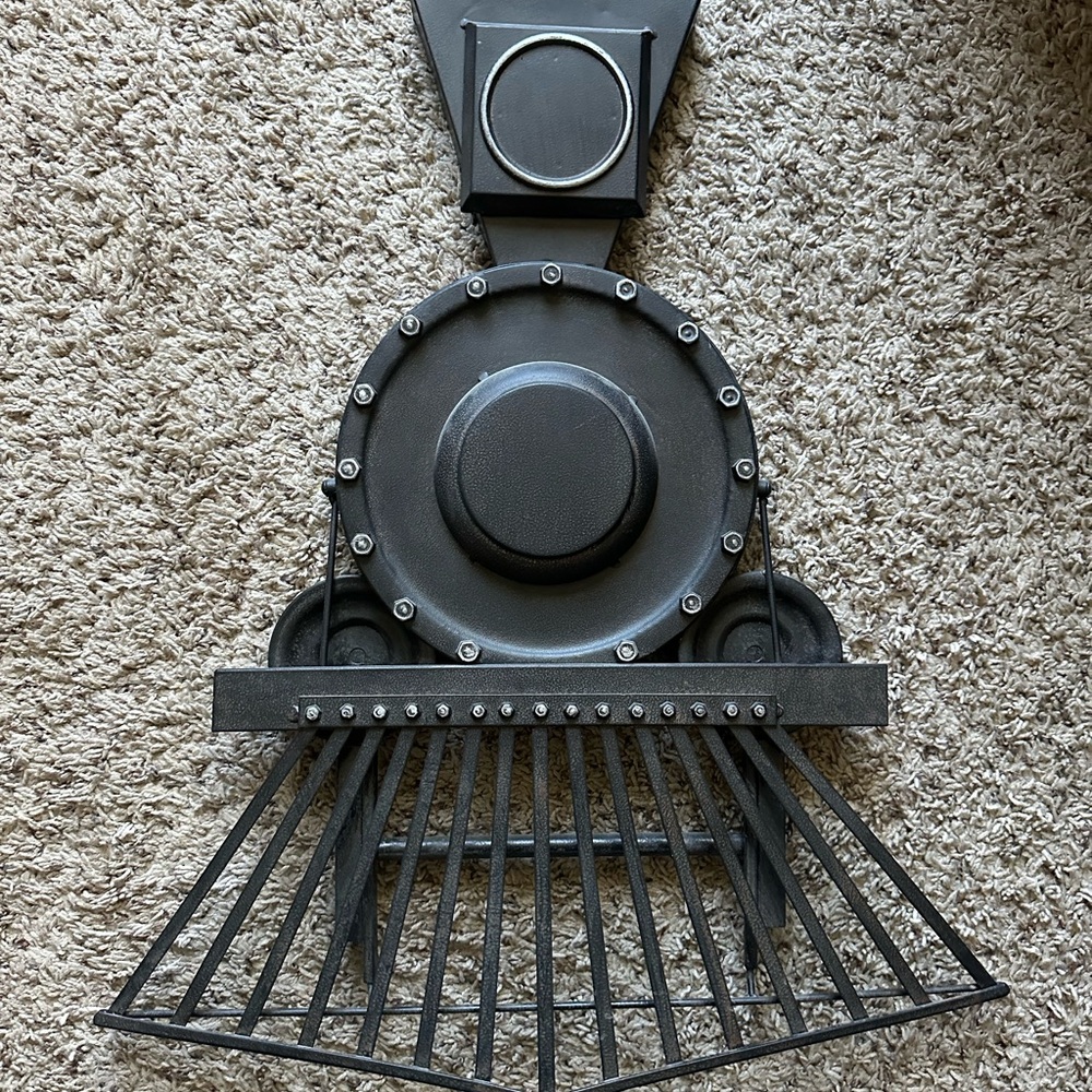Industrial Train Wall Decor